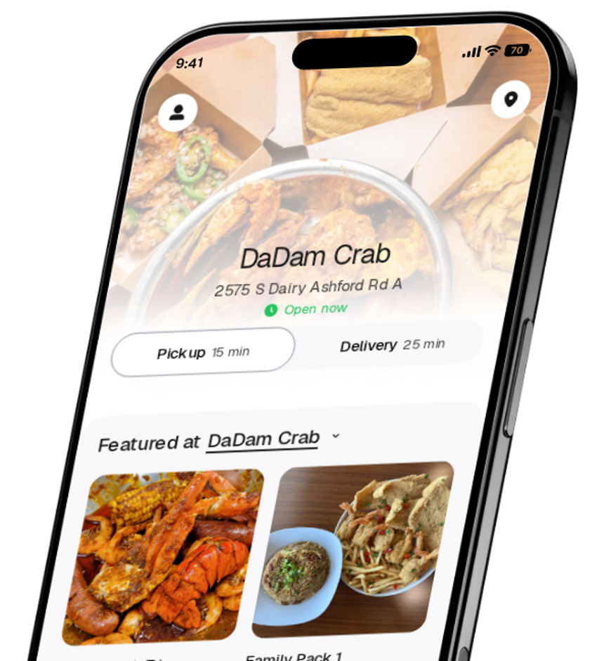 DaDam Crab app preview