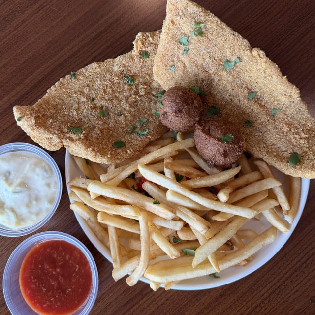 4 Fried Fish.